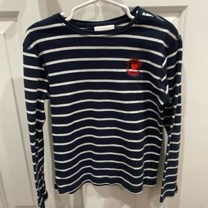 Primrose School - Striped Long Sleeve Crew Neck